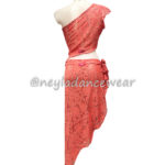 Bellydance Costumes, Belly Dance Costumes, Practice Costumes, Training Costumes, Coral, Skirt and Top